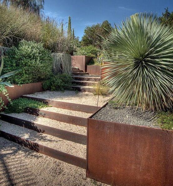 石景山耐候钢花园围边