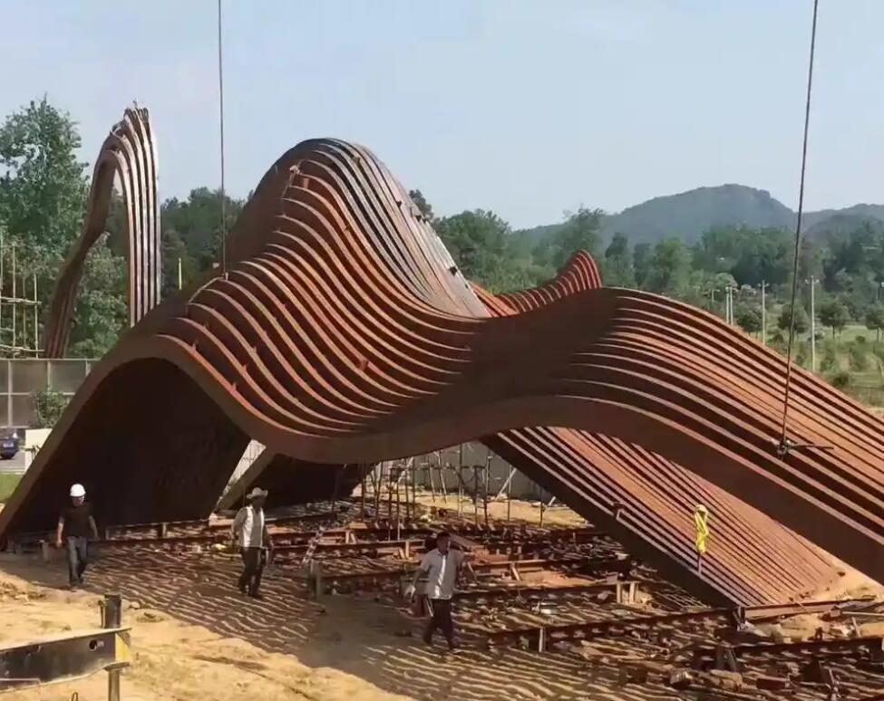 石景山耐候钢板雕塑